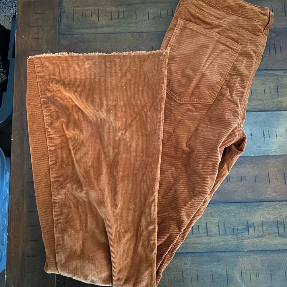 Corduroy bell-bottom size 12.